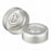 DWK Life Sciences Wheaton Ctr Tear Off Aluminium 20mm Seal - Unlined Aluminum Seal, Center Disc Tear-Out, Natural, 20 mm - 224183-01