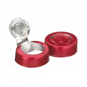 DWK Life Sciences Wheaton Tear Off Aluminium 20mm Seal - Unlined Aluminum Seal, Complete Tear-Off, Red, 20 mm - 224193-06