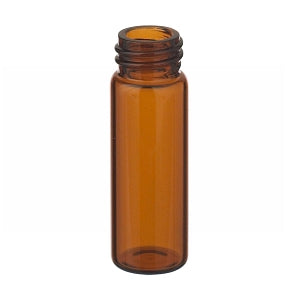 DWK Life Sciences Wheaton Amber Glass E-C Vial - E-C Glass Sample Vial, No Cap, Amber, 4 mL - 224712