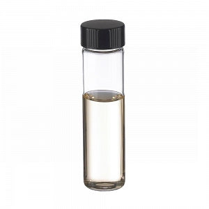 DWK Wheaton Lab File Clear Glass Sample Vials with Caps - VIAL, SAMPL, GL, CLR, S / T, LAB FL, RUB LN, 24ML - 224888