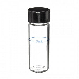 DWK Life Sciences Wheaton 4 mL Dilution Vial - VIAL, DILUT, GL, CLR, LAB FIL, S / T, RUB LN, 4ML - 225002