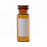 DWK Life Sciences Wheaton E-Z Vials - E-Z Vial with Snap Ring, Amber, 12 mm x 32 mm, 1.8 mL Size, with Writing Patch - 225179-03