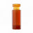 DWK Life Sciences Wheaton Amber Crimp Top Vial - Glass / Plastic Crimp Vial with 11 mm Closure and 0.1 mL Insert - 225200