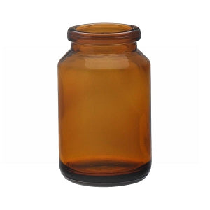 DWK Life Sciences Wheaton Uni-Dose Type III Vial - USP Type III Glass Uni-Dose Vial, Amber, 30 mL - 226733