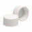 DWK Life Sciences Wheaton Urea White Cap with PTFE Liner - White Polypropylene Screw Caps with PTFE / Foamed PE Liner, Solid Top, 15-425 Neck Finish - 239226