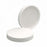 DWK Life Sciences Wheaton PTFE PP FCD / FMD PE Liner Cap - White Polypropylene Cap for Straight-Sided Jars, PTFE-Faced Foamed Polyethylene Liner, Size 70-400 - 239244