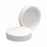 DWK Life Sciences Wheaton White Cap with PE Liner - Polypropylene Solid-Top White Cap with Foamed PE Cap Liner, Cap Closure Size 45-400 - 239287