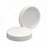DWK Life Sciences Wheaton White Cap with PE Liner - Polypropylene Solid-Top White Cap with Foamed PE Cap Liner, Cap Closure Size 53-400 - 239289