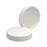DWK Life Sciences Wheaton White Cap with PE Liner - Polypropylene Solid-Top White Cap with Foamed PE Cap Liner, Cap Closure Size 53-400 - 239289