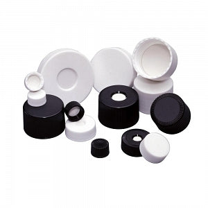 DWK Life Sciences Wheaton PP / Silicone Microlink Cap - CAP, CLS TOP, PP, WHT, 24-400, PP / SIL / PP LNR - 240231-01