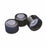 DWK Life Sciences Wheaton Phenolic Butyl / Septa Cap - Phenolic Open-Top Cap with Gray Butyl Septa and Flange, Black - 240683
