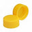 DWK Life Sciences Wheaton Closed Unlined Cap - CAP, PP, YELLOW, CLOSED-TOP, UNLINED, 20-400 - 240706-05