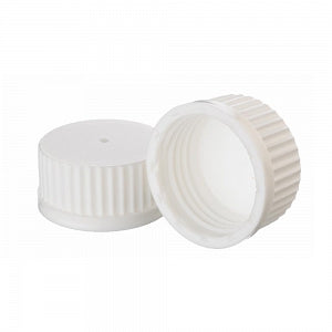 DWK Life Sciences Wheaton No Inner-Seal Cap - White Polypropylene Cap for Media Bottles, No Sealing Ring, Size 45 mm - 240736