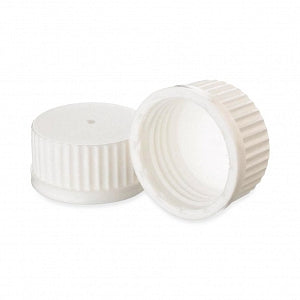 DWK Life Sciences Wheaton No Inner-Seal Cap - White Polypropylene Cap for Media Bottles, No Sealing Ring, Size 45 mm - 240736