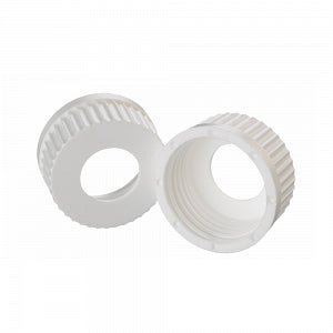 DWK Life Sciences Wheaton 45mm Cap - CAP, PP, W / CENTER HOLE, WHITE, 45MM - 240746