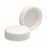 DWK Life Sciences Wheaton White Cap with PE Liner - Polypropylene Solid-Top White Cap with Foamed PE Cap Liner, Cap Closure Size 33-400 - 242226