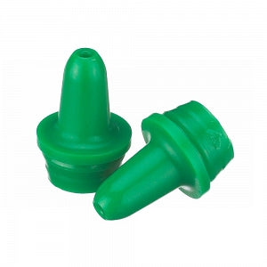 DWK Life Sciences Wheaton 15mm LDPE Control Dropper Tip - LDPE Extended Control Dropper Tip, 15 mm, Green - 242426