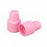 DWK Life Sciences Wheaton 8-425 PP Dropper Tip Caps - Polypropylene Dropper-Tip Cap, Size 8-425, Pink - 242501