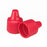 DWK Life Sciences Wheaton 15-415 PP Dropper Tip Caps - Polypropylene Dropper-Tip Cap, Size 15-415, Red - 242512