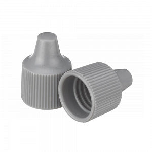 DWK Life Sciences Wheaton 15-415 PP Dropper Tip Caps - Polypropylene Dropper-Tip Cap, Size 15-415, Gray - 242515