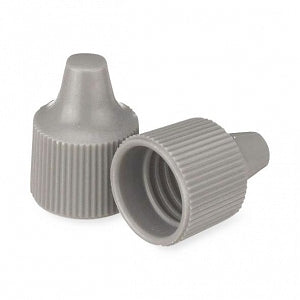 DWK Life Sciences Wheaton 15-415 PP Dropper Tip Caps - Polypropylene Dropper-Tip Cap, Size 15-415, Gray - 242515