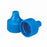 DWK Life Sciences Wheaton 20-410 PP Dropper Tip Caps - Polypropylene Dropper-Tip Cap, Size 20-410, Blue - 242524