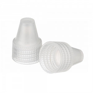 DWK Life Sciences Wheaton 13-425 PP Dropper Tip Caps - Polypropylene Dropper-Tip Cap, Size 13-425, Natural - 242531-01