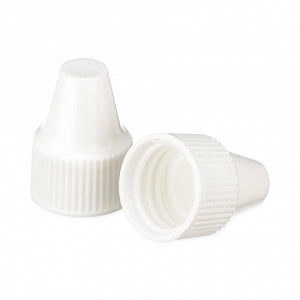 DWK Life Sciences Wheaton 13-425 PP Dropper Tip Caps - Polypropylene Dropper-Tip Cap, Size 13-425, White - 242540