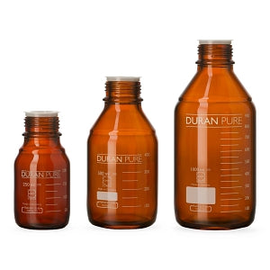 Wheaton Duran Pure Amber Bottles - BOTTLE, DURAN PURE, GLASS, AMBER, GL25, 25ML - 818061406