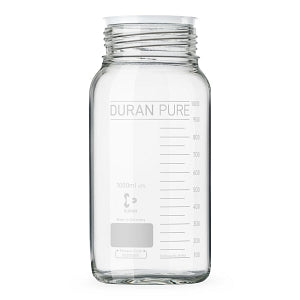 Wheaton Duran Pure Clear Bottles - BOTTLE, DURAN PURE, GLASS, CLEAR, GLS80, 1L - 818605408