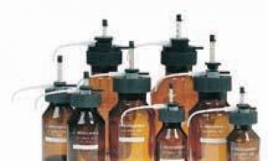 DWK Wheaton Acurex 501 Compact Dispenser and Accessories - DISPENSER, BTL TOP, GL, AMB, W/RSR, 1-10ML, 1L - 844064