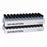 DWK Wheaton Polypropylene POS Rack with Open ID - Polypropylene Vial Rack, Open Inner Diameter 15.5 mm, 48 Positions - 868804