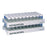 DWK Wheaton Polypropylene POS Rack with Open ID - Polypropylene Vial Rack, Open Inner Diameter 28.1 mm, 50 Positions - 868806