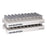 DWK Wheaton Polypropylene POS Rack with Open ID - Polypropylene Vial Rack, Open Inner Diameter 30 mm, 50 Positions - 868808
