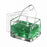 DWK Life Sciences Wheaton Slide Staining Dish - Soda Lime Glass Staining Dish, 95 mm L x 76 mm W x 64 mm D - 900200