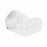 DWK Life Sciences Wheaton Rack Only - Soda Lime Glass 20-Slide Type III Slide Rack, Clear, 91 mm L x 71 mm W x 60 mm D - 900204
