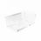 DWK Life Sciences Wheaton Dish Only - Type III Soda Lime Glass 50-Slide Clear Staining Dish, 185 mm x 88 mm x 78 mm - 900401
