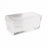 DWK Life Sciences Wheaton Dish And Cover - Type III Soda Lime Glass 50-Slide Clear Staining Dish with Cover, 185 mm x 88 mm x 78 mm - 900403