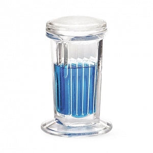 DWK Life Sciences Wheaton Slide Staining Jar With Cover - Soda Lime Glass Type III Coplin Staining Jar with Cover, Clear, 28 mm L x 26 mm W x 92 mm D - 900470