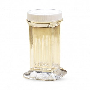 DWK Life Sciences Wheaton Slide Staining Dish - Soda Lime Glass Staining Jar with Polypropylene Cap, Clear, 26 mm L x 26 mm W x 90 mm D - 900570