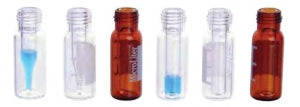 DWK Life Sciences Wheaton Amber Components / Assembled Kits - VIAL, GLS, AMB, W/PATCH, 9MM, W/INSRT, 400UL - 09-2200-300