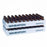 DWK Life Sciences Wheaton POS Rack - Polypropylene Rack, 50 Positions, 5 Deep x 10 Wide, 12.5 mm Wells, Overall 18.5 cm x 12.5 cm x 2.2 cm - 985800