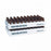 DWK Life Sciences Wheaton POS Rack - Polypropylene Rack, 50 Positions, 5 Deep x 10 Wide, 12.5 mm Wells, Overall 18.5 cm x 12.5 cm x 2.2 cm - 985800