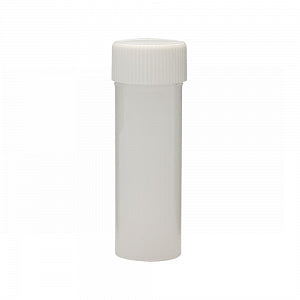 DWK Life Sciences Wheaton HDPE Samples - Sampule Polypropylene Scintillation and Counting Vial with Cap, 18 mm Cap Size, 17 mm dia. x 57 mm H - 986644