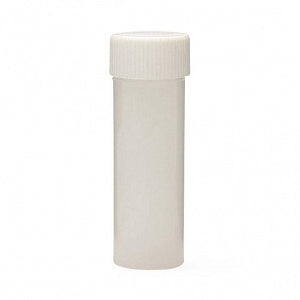 DWK Life Sciences Wheaton HDPE Samples - Sampule Polypropylene Scintillation and Counting Vial with Cap, 18 mm Cap Size, 17 mm dia. x 57 mm H - 986644