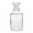 DWK Wheaton 100 mL Dropping Bottle with Ground Stopper - Round Dropper Glass Bottle with Ground Stopper, 100 mL, Clear - W211735