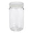 DWK Life Sciences Wheaton Type III Sterile Jar with Liner - JAR, GLS, TYPEIII, CLEAR, PP / PTFE LN, ST, 32OZ - W216912