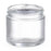DWK Clear Straight-Sided Jars without Caps - JAR, GLASS, NO CAP 53-400, 2OZ, CLEAR, 144/CS - W216919