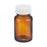 DWK Amber WM Type III Bottle - Type III Round Wide-Mouth Packer Bottle, Glass, Amber, 1 oz. - W216945
