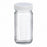 DWK Clear AC Medium Round Glass Sample Bottle with Screw Cap - BOTTLE, GLASS, WM AC RD, CAP, PV LN, CLR, 4OZ - W216997